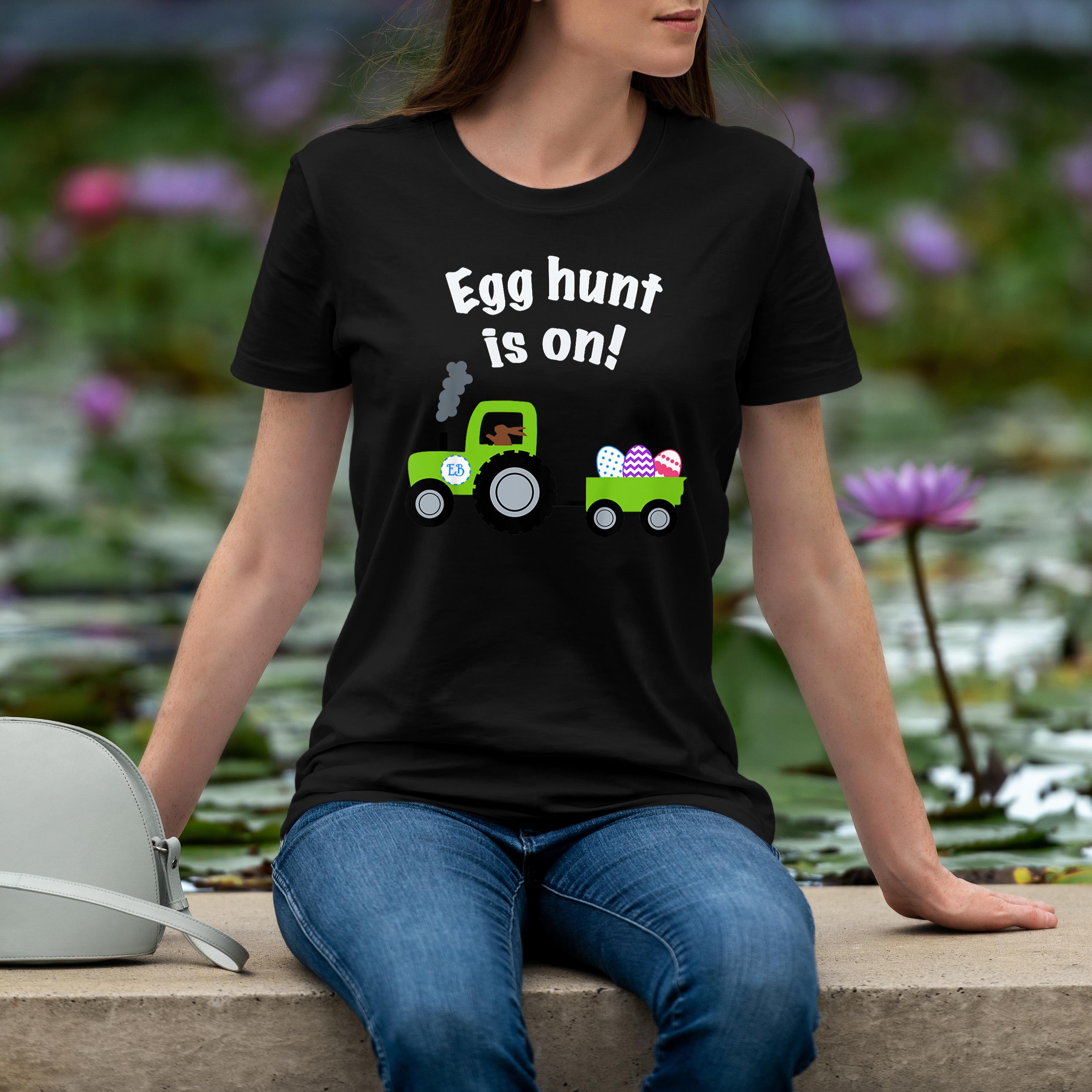 Kids Boys Easter Top Cute Easter Apparel Egg Hunt Shirt 